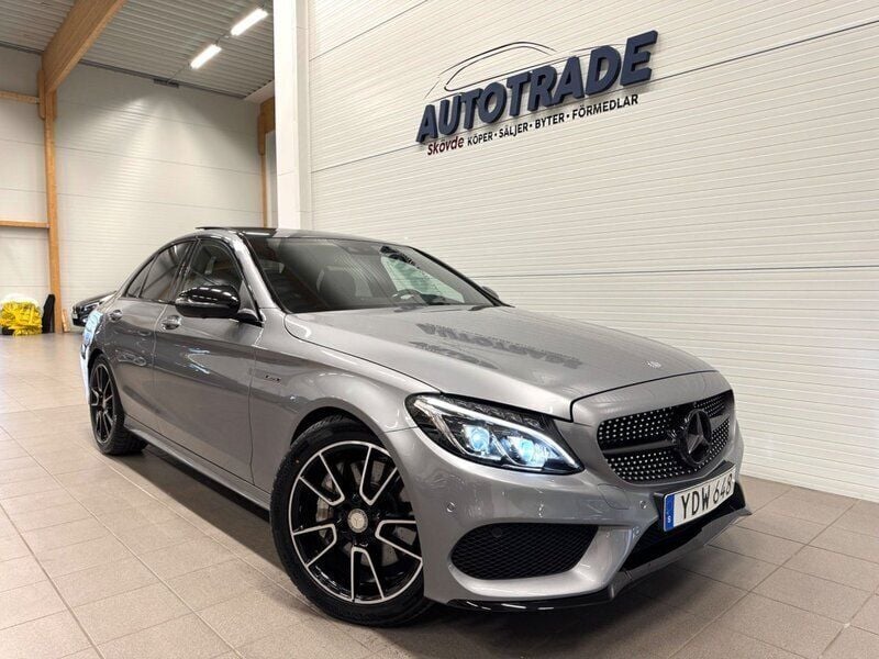 Silver Begagnad 2016 Mercedes C450 AMG AMG Sedan | 299 900 kr - Bild 1/4