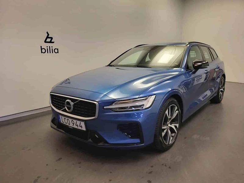 Blå Begagnad 2019 Volvo V60 R-Design Kombi | 359 500 kr (Marknadspris) - Bild 1/1