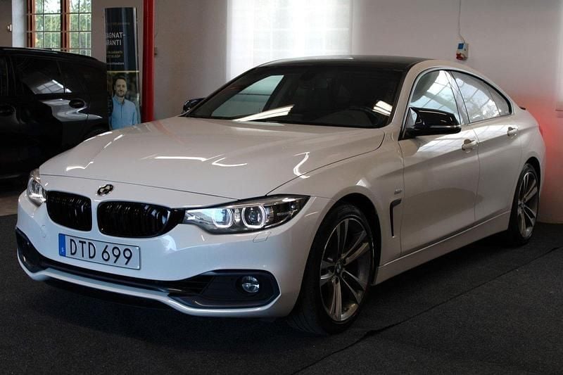 Vit Begagnad 2018 BMW 430 Gran Coupé M Sport Sportkupé | 244 900 kr (Superpris) - Bild 1/4