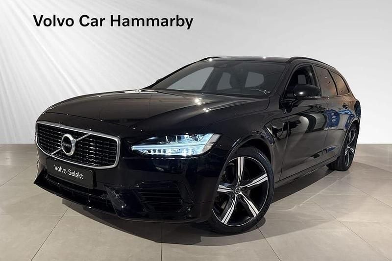 Svart Begagnad 2020 Volvo V90 R-Design Kombi | 338 900 kr (Bra pris) - Bild 1/3