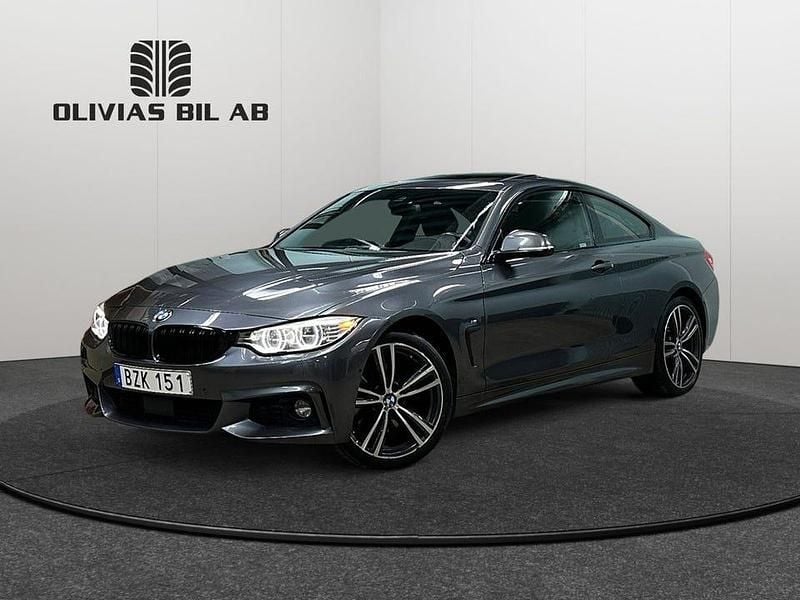Grå Begagnad 2017 BMW 430 M Sport Sportkupé | 249 400 kr (Marknadspris) - Bild 1/4