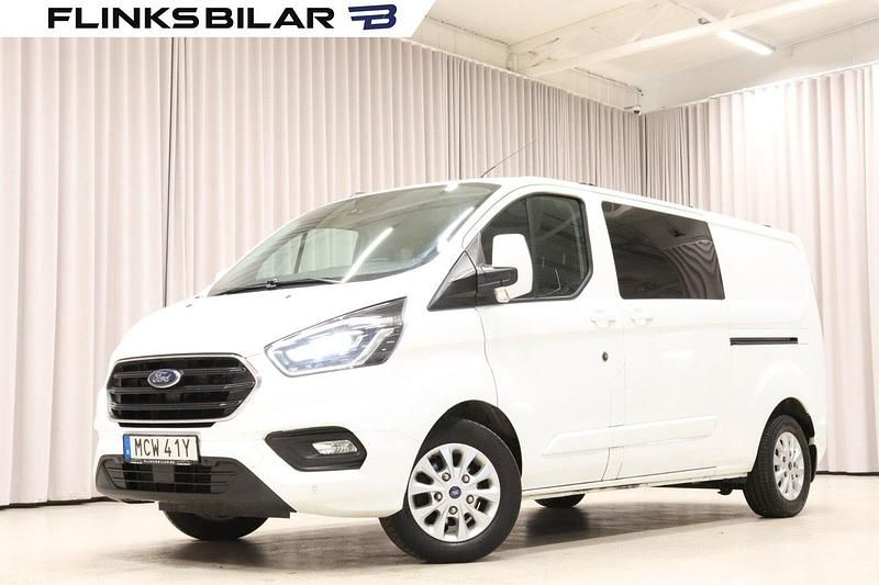 Vit Begagnad 2021 Ford Transit Custom Van | 249 800 kr (Lite dyr) - Bild 1/4