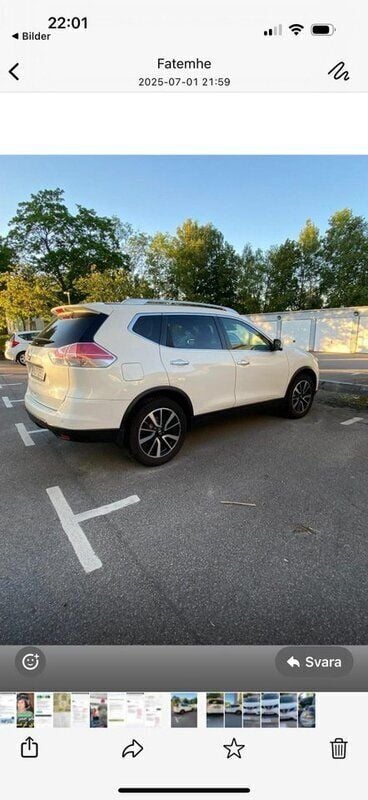 Vit Begagnad 2016 Nissan X-Trail SUV | 155 000 kr (Marknadspris) - Bild 1/4