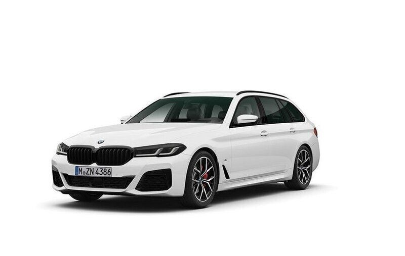 Vit Begagnad 2023 BMW 520 M Sport Kombi | 548 000 kr (Dyr) - Bild 1/4