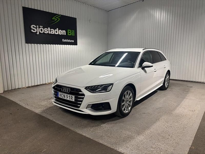 Vit Begagnad 2022 Audi A4 Advanced Kombi | 238 900 kr (Marknadspris) - Bild 1/4