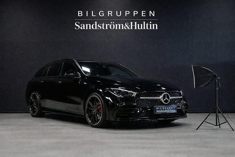 Begagnad Mercedes CLA35 AMG Shooting Brake AMG 306 HK (225 kW) 2022 Svart Kombi
