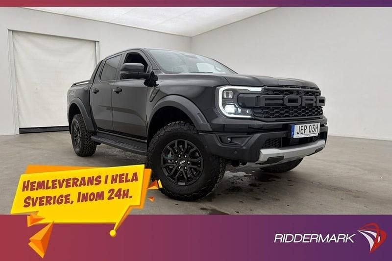 Svart Begagnad 2024 Ford Ranger Raptor Pickup | 799 800 kr - Bild 1/3