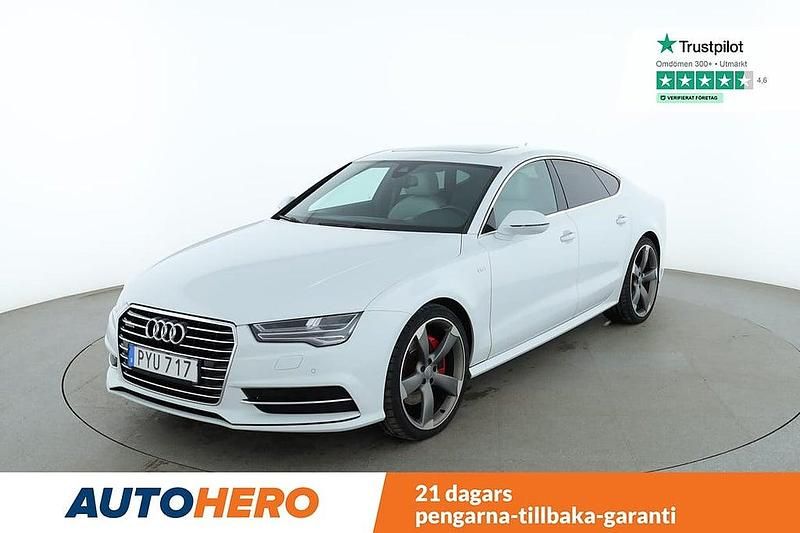 Vit Begagnad 2015 Audi A7 Competition Halvkombi | 264 000 kr (Marknadspris) - Bild 1/4