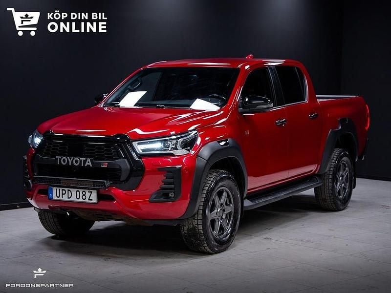 Begagnad Toyota HiLux Sport 204 HK (150 kW) 2023 Röd Pickup