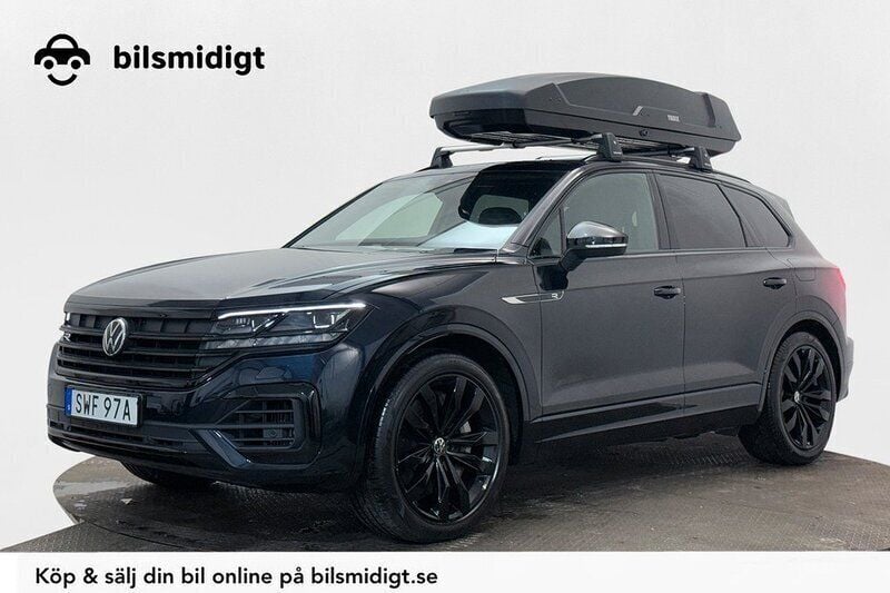 Mörkblå Begagnad 2021 VW Touareg R SUV | 778 900 kr (Dyr) - Bild 1/3