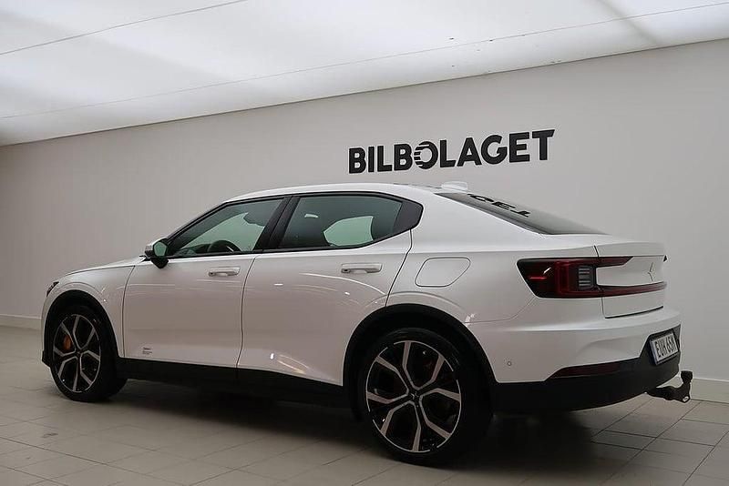 Begagnad Polestar 2 Performance 350 kW (476 HK) 2021 Vit Halvkombi