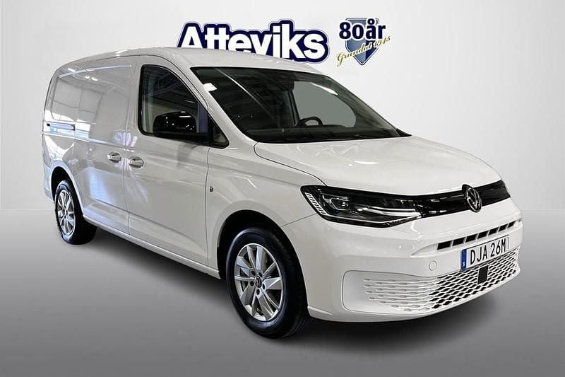 Vit Begagnad 2023 VW Caddy Maxi Minibuss | 298 000 kr (Bra pris) - Bild 1/4
