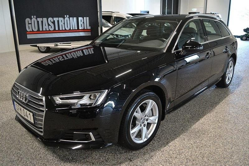 Svart Begagnad 2018 Audi A4 Sport Kombi | 258 000 kr (Marknadspris) - Bild 1/4