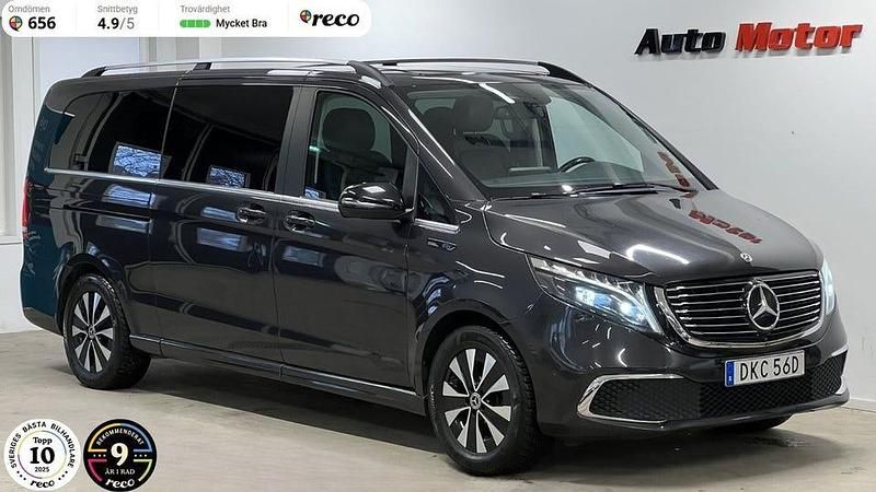 Mörkgrå Begagnad 2021 Mercedes EQV300 Kombi | 329 900 kr - Bild 1/3
