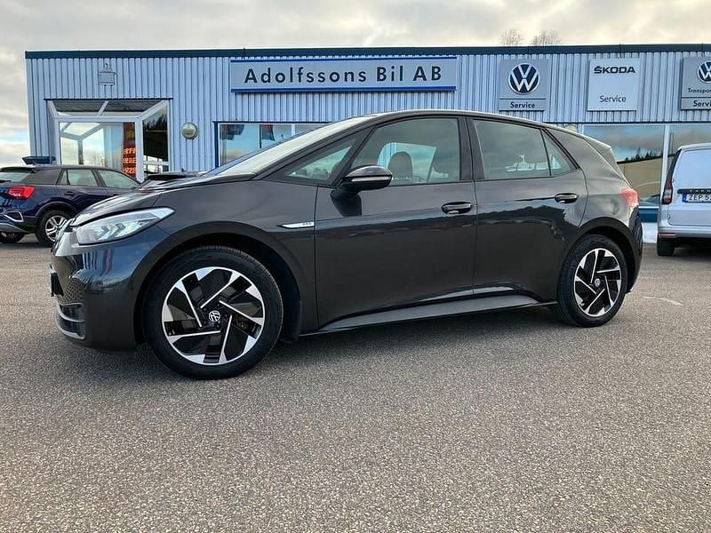 Begagnad VW ID.3 Pro Performance 150 kW (204 HK) 2022 Mörkgrå Halvkombi