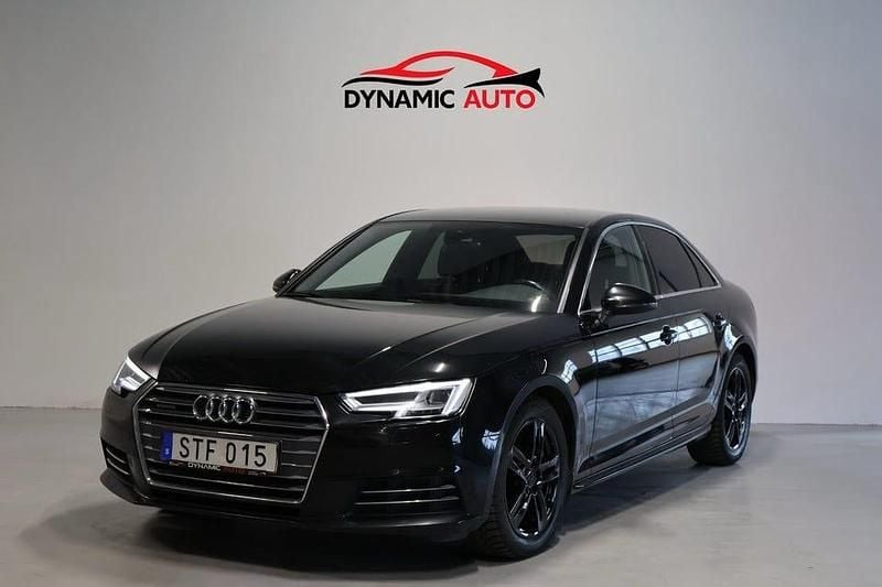 Begagnad Audi A4 190 HK (139 kW) 2018 Svart Sedan