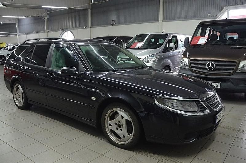 Svart Begagnad 2007 Saab 9-5 Linear Kombi | 29 900 kr (Dyr) - Bild 1/4