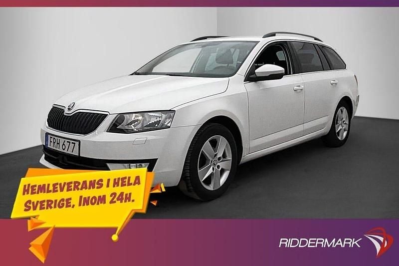 Begagnad Skoda Octavia Ambition 110 HK (80 kW) 2016 Vit Halvkombi