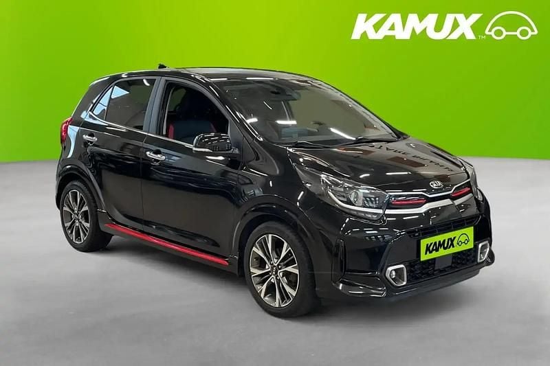 Svart Begagnad 2021 Kia Picanto Halvkombi | 129 700 kr (Marknadspris) - Bild 1/4