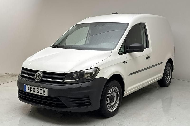 Vit Begagnad 2020 VW Caddy Minibuss | 119 000 kr (Superpris) - Bild 1/4