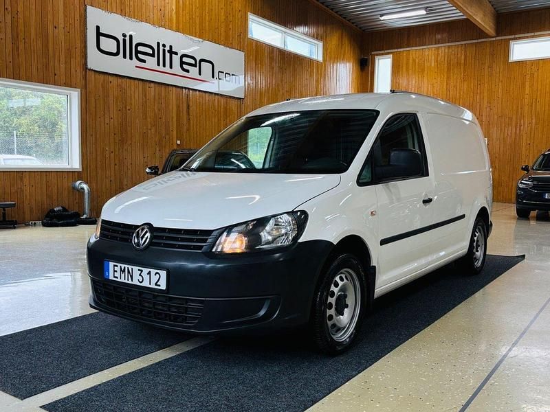 Vit Begagnad 2015 VW Caddy Maxi S Minibuss | 109 900 kr (Superpris) - Bild 1/3