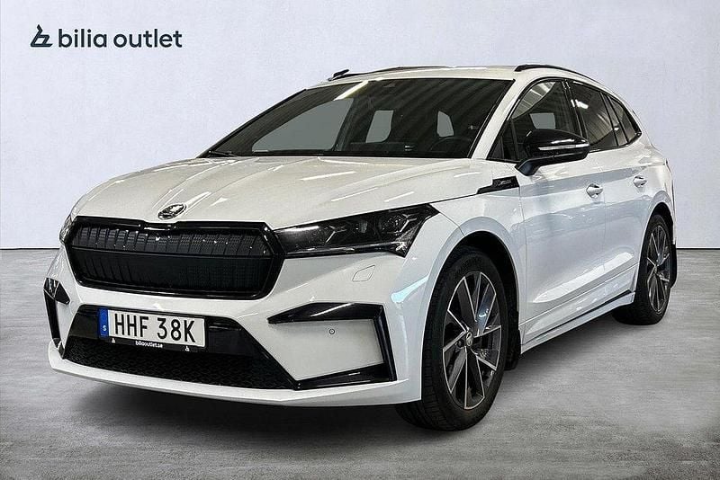 Vit Begagnad 2022 Skoda Enyaq iV SUV | 329 900 kr (Superpris) - Bild 1/4