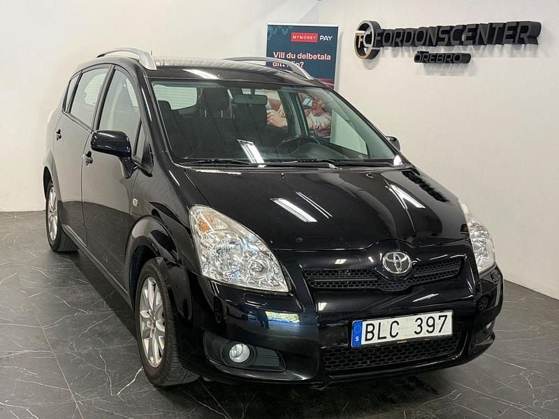 Svart Begagnad 2007 Toyota Corolla Verso Minibuss | 39 900 kr (Marknadspris) - Bild 1/4