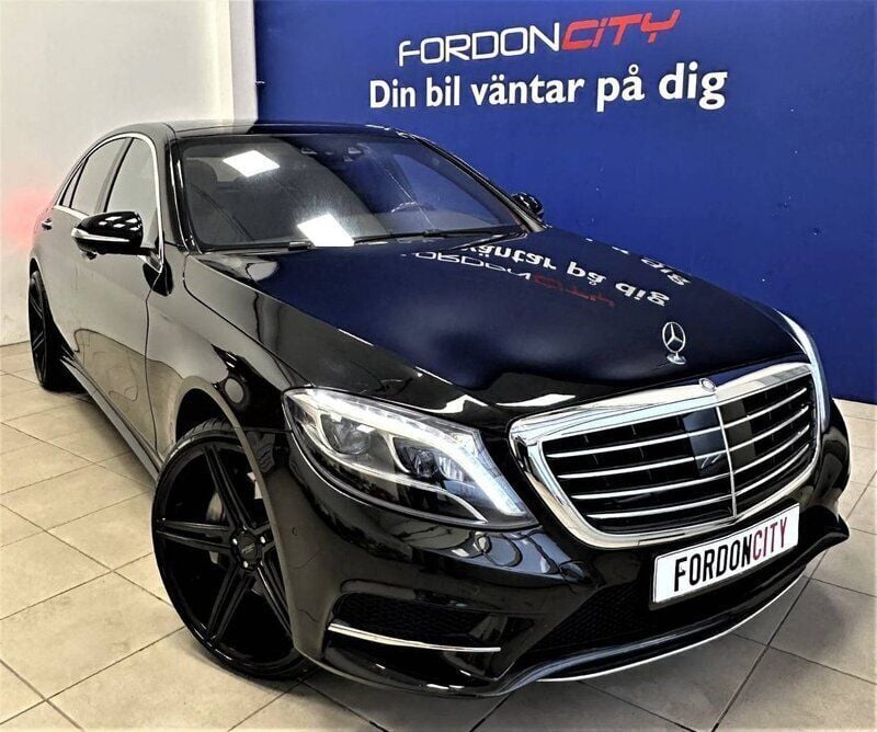 Begagnad Mercedes S550 AMG 456 HK (335 kW) 2017 Svart Sedan