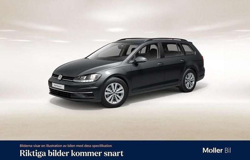 Mörkgrå (grå) Begagnad 2020 VW Golf VII Kombi | 199 900 kr (Superpris) - Bild 1/4