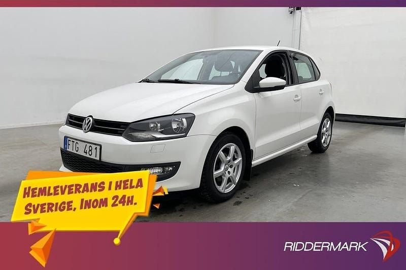 Begagnad VW Polo 90 HK (66 kW) 2012 Vit Halvkombi