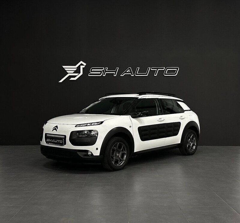Vit Begagnad 2017 Citroën C4 Cactus PureTech Halvkombi | 104 900 kr (Marknadspris) - Bild 1/4