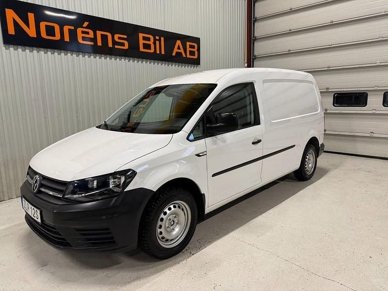 Vit Begagnad 2020 VW Caddy Maxi Minibuss | 159 000 kr (Bra pris) - Bild 1/4