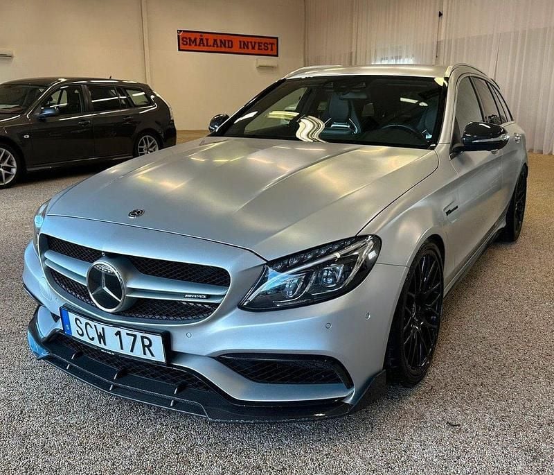 Silver Begagnad 2017 Mercedes C63 AMG AMG Kombi | 475 000 kr (Marknadspris) - Bild 1/4