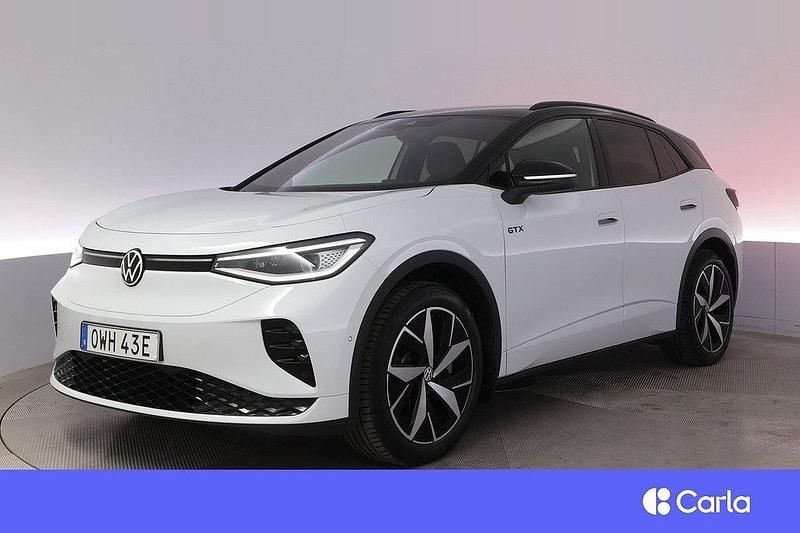 Vit Begagnad 2023 VW ID.4 GTX SUV | 464 900 kr (Lite dyr) - Bild 1/4