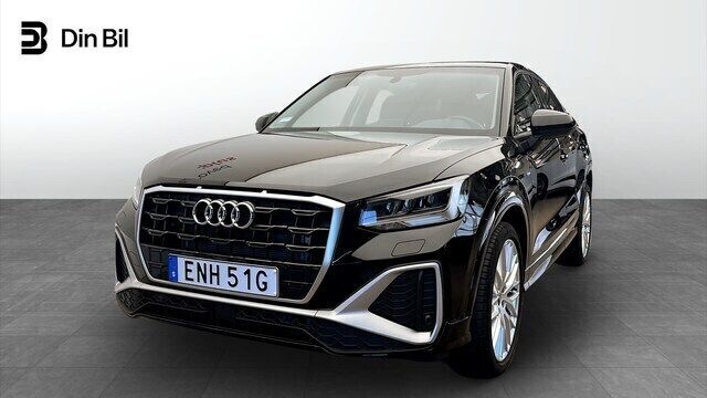 Mytsvart metallic Begagnad 2022 Audi Q2 S-Line SUV | 289 000 kr (Lite dyr) - Bild 1/4
