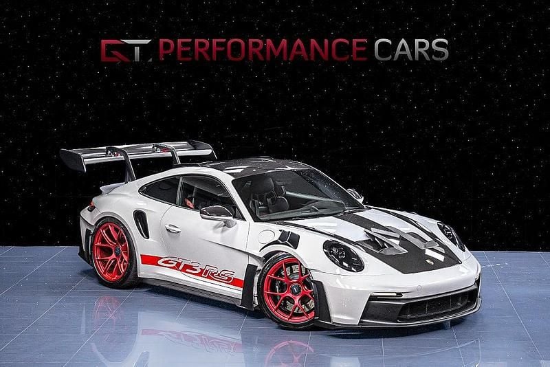 Begagnad Porsche 911 GT3 RS 525 HK (386 kW) 2023 Pure white Sportkupé
