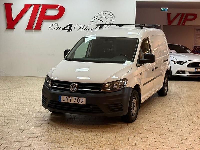 Begagnad VW Caddy Maxi 110 HK (80 kW) 2019 Vit Minibuss