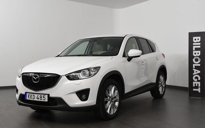 Vit Begagnad 2014 Mazda CX-5 Optimum SUV | 149 800 kr (Marknadspris) - Bild 1/4