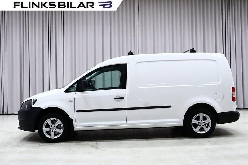 Vit Begagnad 2014 VW Caddy Maxi Minibuss | 77 900 kr (Lite dyr) - Bild 1/4