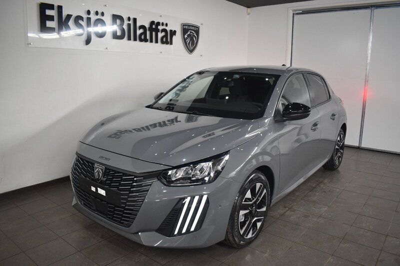 Grå Ny 2024 Peugeot 208 Allure Halvkombi | 235 800 kr (Dyr) - Bild 1/4