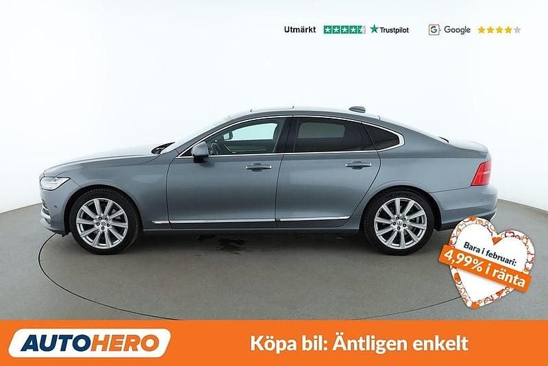Begagnad Volvo S90 Inscription 235 HK (172 kW) 2017 Grå Sedan