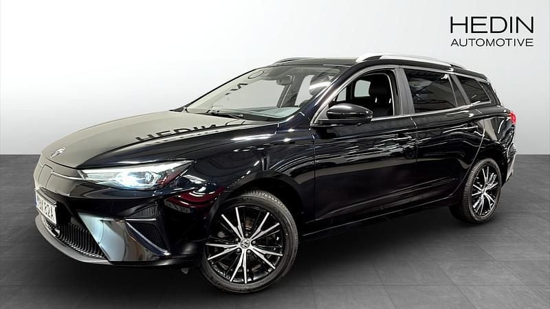 Svart (black) Begagnad 2021 MG MG5 EV Luxury Kombi | 249 900 kr (Dyr) - Bild 1/4