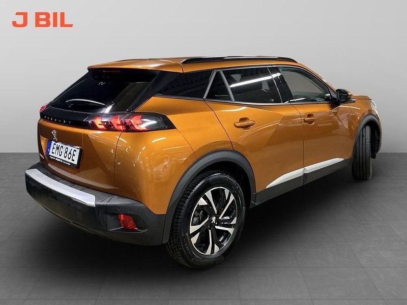 Begagnad Peugeot e-2008 Allure 100 kW (136 HK) 2021 Orange SUV