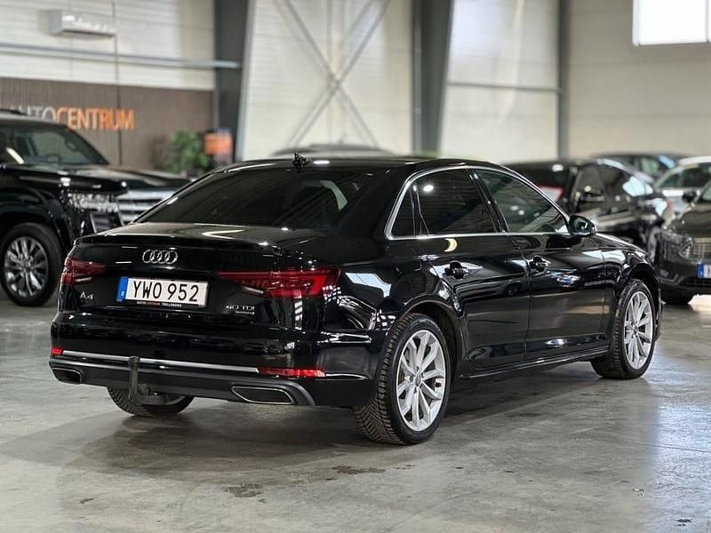 Begagnad Audi A4 190 HK (139 kW) 2018 Svart Sedan