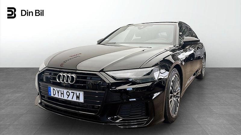 Svart (brilliantsvart) Begagnad 2022 Audi A6 S-Line Kombi | 499 000 kr (Marknadspris) - Bild 1/4