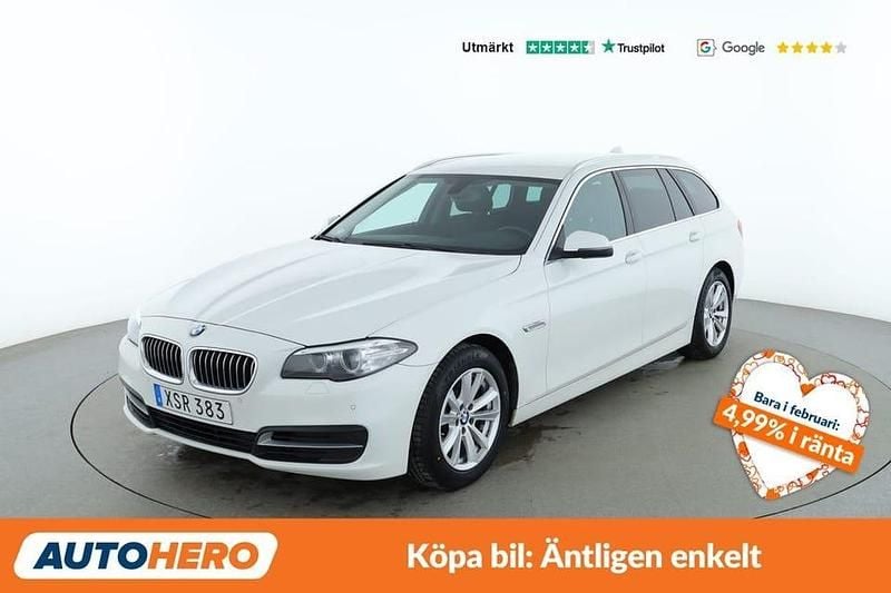 Begagnad BMW 520 Comfort Edition 192 HK (141 kW) 2015 Vit Kombi