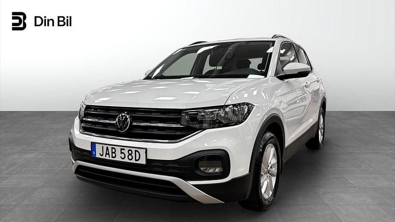 Vit Begagnad 2022 VW T-Cross SUV | 184 900 kr (Marknadspris) - Bild 1/4