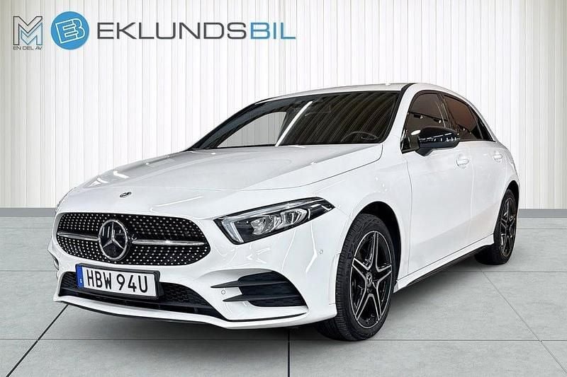 Begagnad Mercedes A250 AMG 218 HK (160 kW) 2023 Polar white