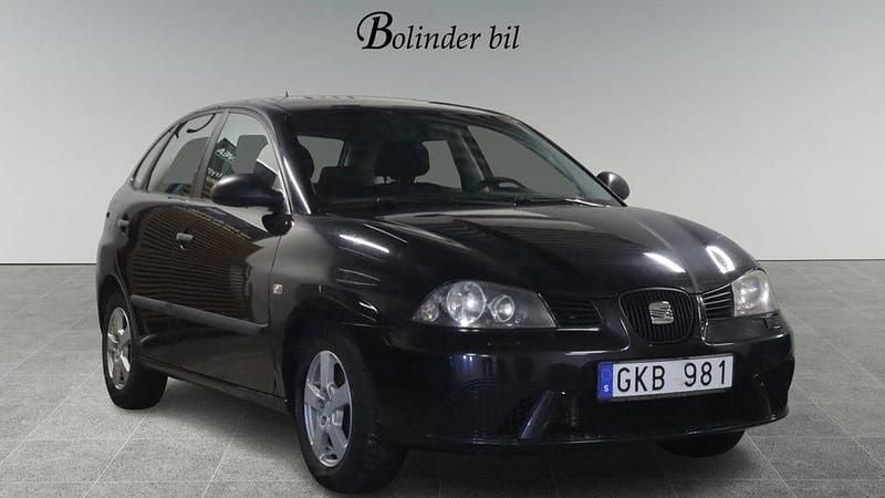 Begagnad Seat Ibiza 86 HK (63 kW) 2008 Svart