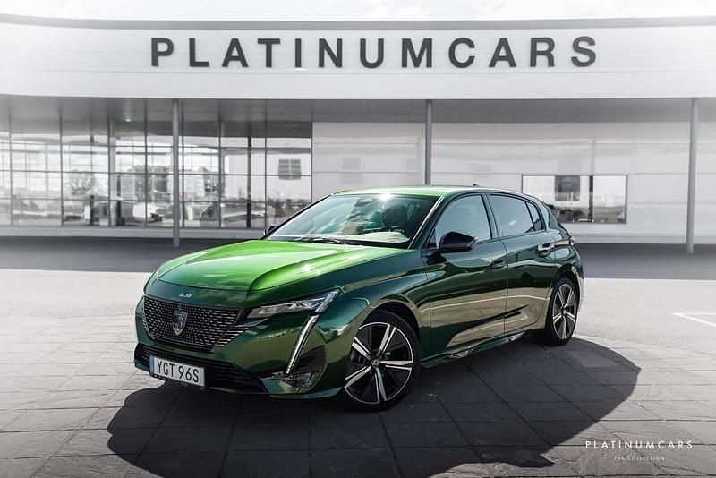 Grön Begagnad 2023 Peugeot 308 GTi Halvkombi | 279 000 kr (Marknadspris) - Bild 1/4